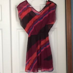Light multicolored dress or swim cover up